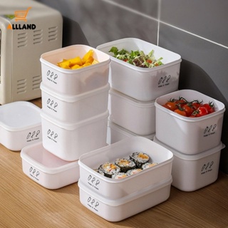 Pp กล่องเบนโตะ อาหารกลางวัน พลาสติก / กล่องซีลตู้เย็น รักษาความสด พร้อมฝาปิด / กล่องจัดเก็บอาหารในครัว