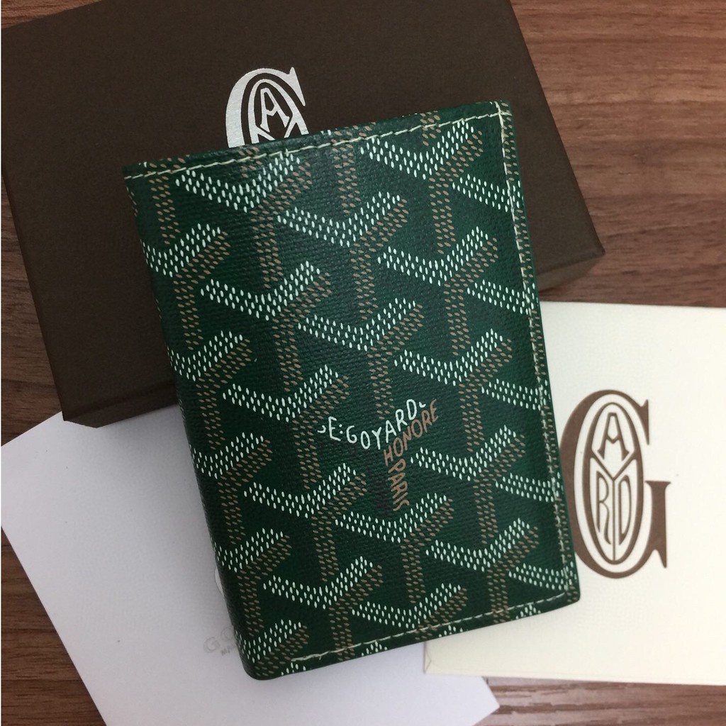 พรี-goyard-cardholders-หนังแท้กระเป๋าสตางค์-แบรนด์เนน-กระเป๋า-บัตรกระเป๋าแฟชั่น