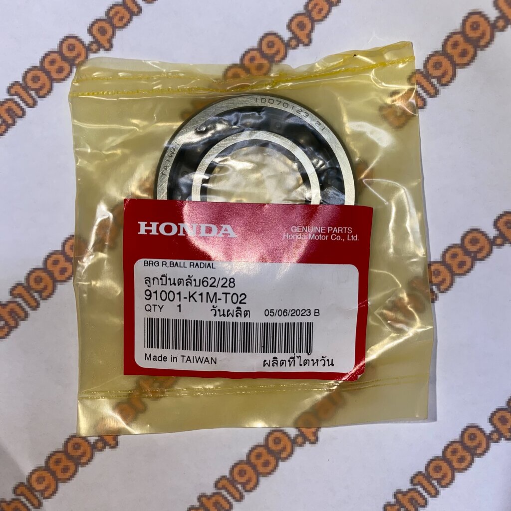 91001-K1M-T02 ลูกปืนตลับ, 62/28 (NTN) ลูกปืนข้างข้อ WAVE110i 2021-2022 ...