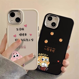 Metal Buttons Silicone Phone Case Compatible for IPhone 14 13 12 Pro Max Soft Casing Cute Couple Shockproof Cover Cell Precticer