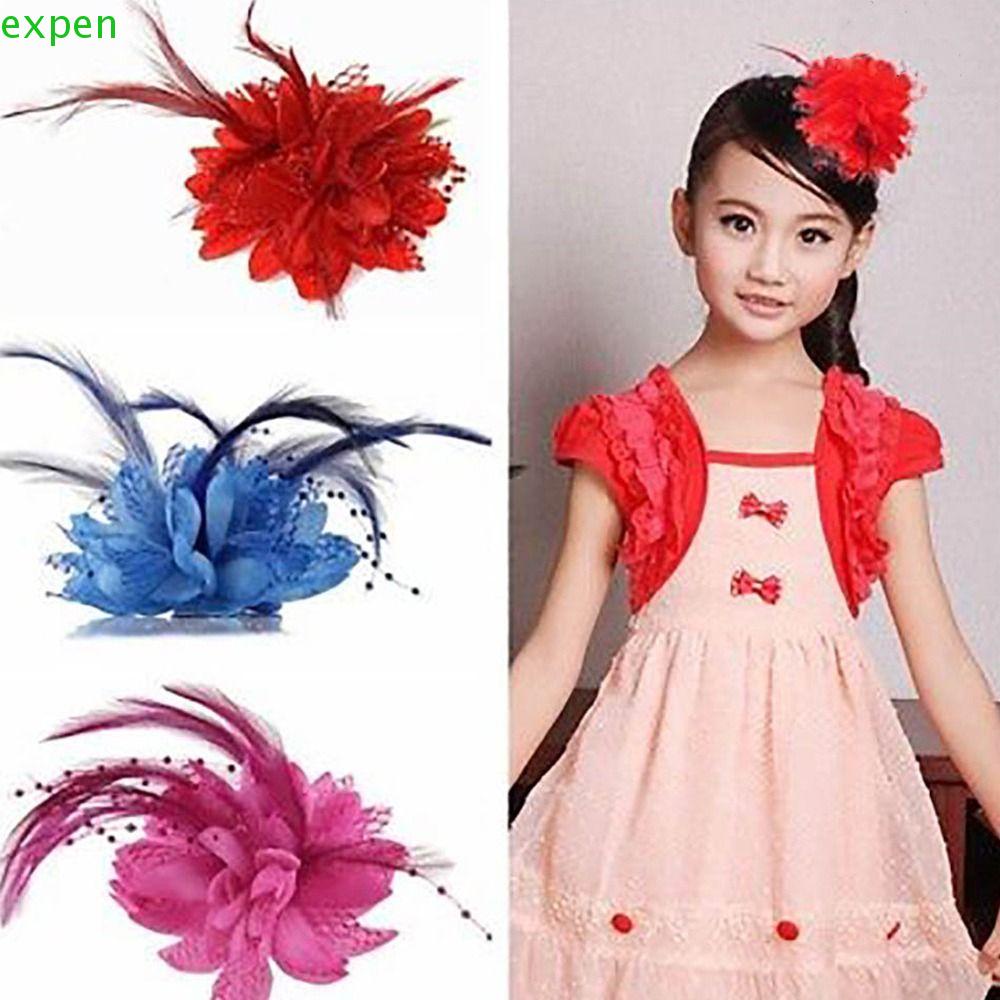 expen-กิ๊บติดผม-ประดับลูกปัด-ลายดอกไม้-เหมาะกับใส่เต้นรํา-สําหรับเจ้าสาว-งานแต่งงาน