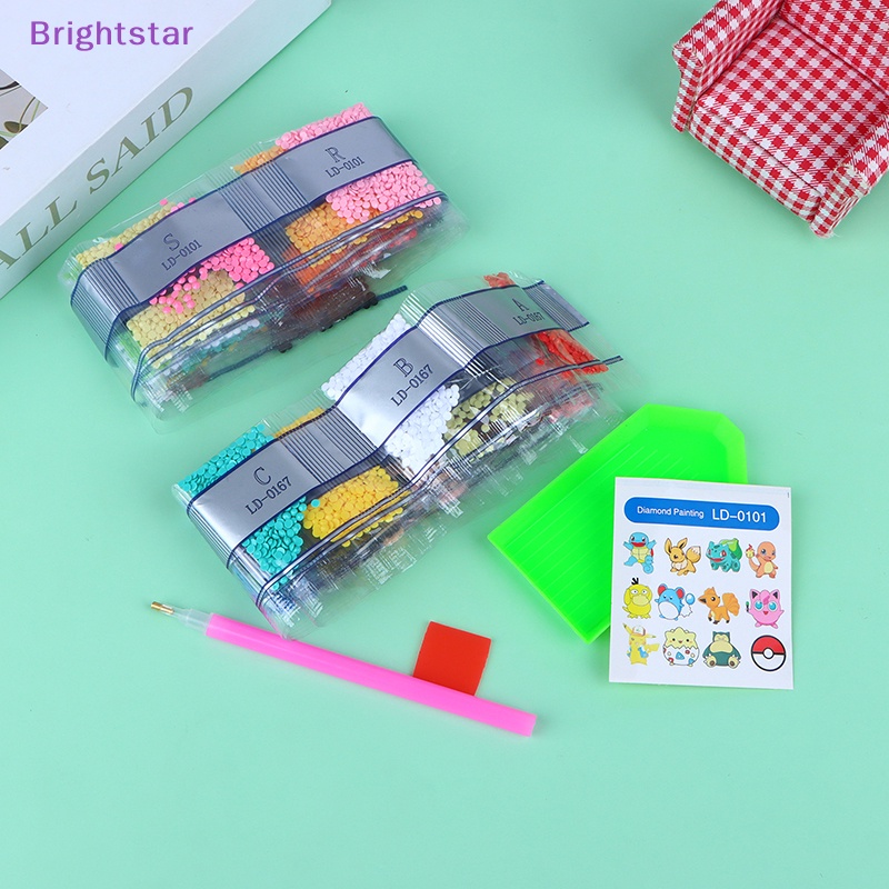 brightstar-ใหม่-ชุดฟิกเกอร์อะนิเมะ-pokemon-pikachu-de-peinture-diamant-ของเล่นสําหรับเด็ก-1-ชิ้น