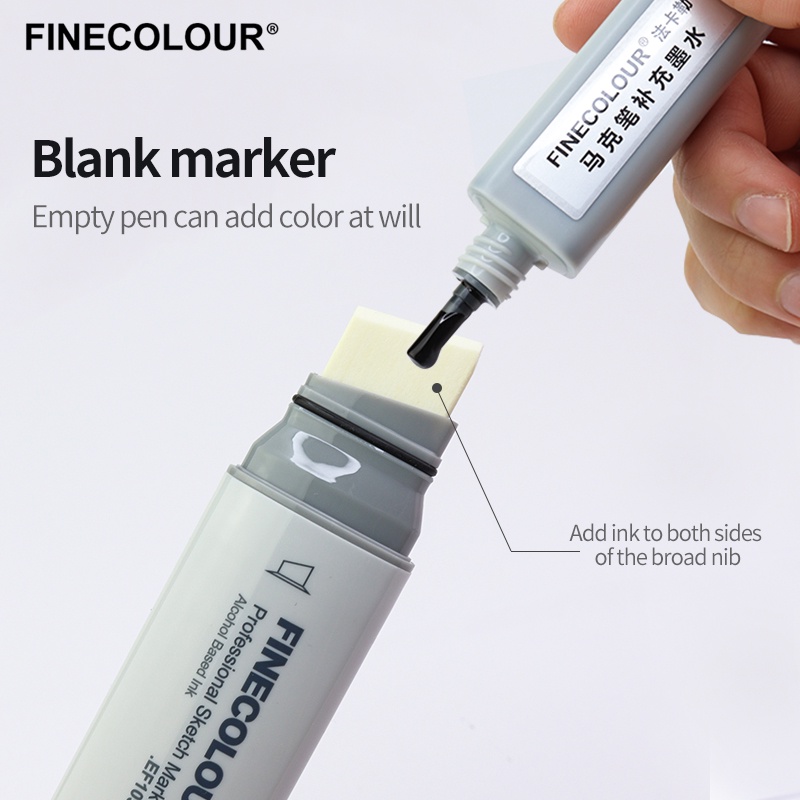 finecolour-ปากกามาร์กเกอร์-เส้นแอลกอฮอล์-กว้าง-20-มม-สําหรับวาดภาพระบายสี