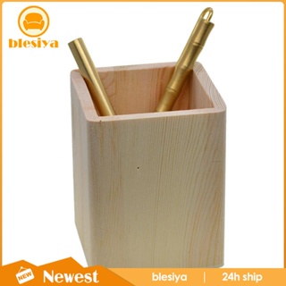 [Blesiya] แจกันไม้ สําหรับใส่ปากกา ดินสอ DIY