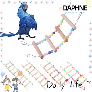 Daphne บันไดไม้ของเล่นสําหรับนกแก้วบันได