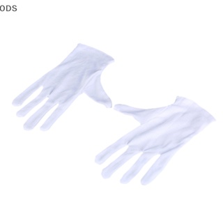 Ods ถุงมือ สีขาว สําหรับการแสดงเครื่องดนตรี 1 5 10 คู่
