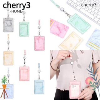 Cherry3 กระเป๋าใส่บัตรประจําตัว พับเก็บได้ สําหรับโรงเรียน ออฟฟิศ