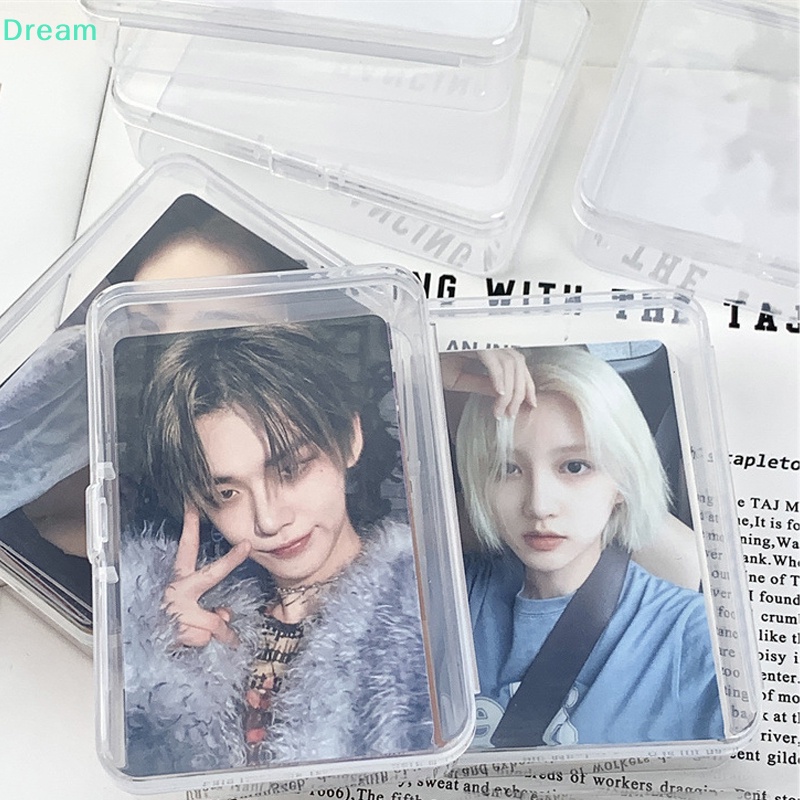 lt-dream-gt-อัลบั้มรูปภาพ-idol-kpop-ขนาดเล็ก-สีโปร่งใส-สําหรับเก็บสะสมการ์ด-1-ชิ้น