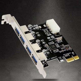 Pci - E To Usb อะแดปเตอร์ 4 พอร์ต Pci - E To Usb 3 . 0 Hub อุปกรณ์เสริมคอมพิวเตอร์