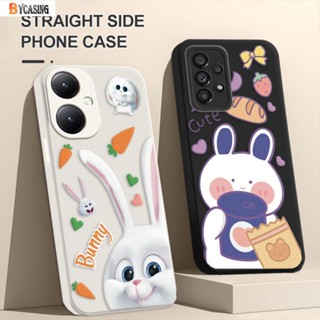 Bycasing เคสโทรศัพท์มือถือ แบบนิ่ม ลายการ์ตูนกระต่าย สําหรับ Samsung A24 A14 A03S A04E A04S M53 5G A13 A03 A23 A10S A20S A20 A52 A51 A71 A21S A32 4G A22 4G M32