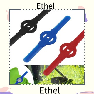 Ethel1 ใบมีดเครื่องตัดหญ้า พลาสติก 3 สี แบบพกพา ทนทาน แบบเปลี่ยน สําหรับเครื่องตัดหญ้า สวน 20 ชิ้น
