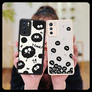Anti-knock leather Phone Case For OPPO Reno6 5G Dirt-resistant cute simple funny protective texture personality