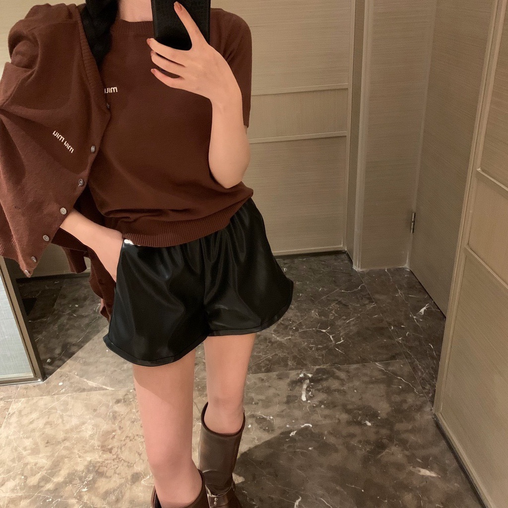 hijt-miu-miu-2023-autumn-and-winter-new-embroidered-logo-letter-knitted-coat-knitted-short-sleeve-suit-fashion-age-reducing-all-match