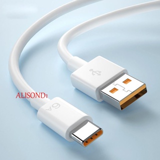 Alisond1 อะแดปเตอร์สายชาร์จ Type C USB 6A 66W 6A ชาร์จเร็ว สําหรับโทรศัพท์มือถือ