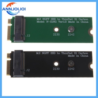 Ann อะแดปเตอร์แปลง M 2 NGFF SSD toX1 External SSD สําหรับ Lenovo Thin