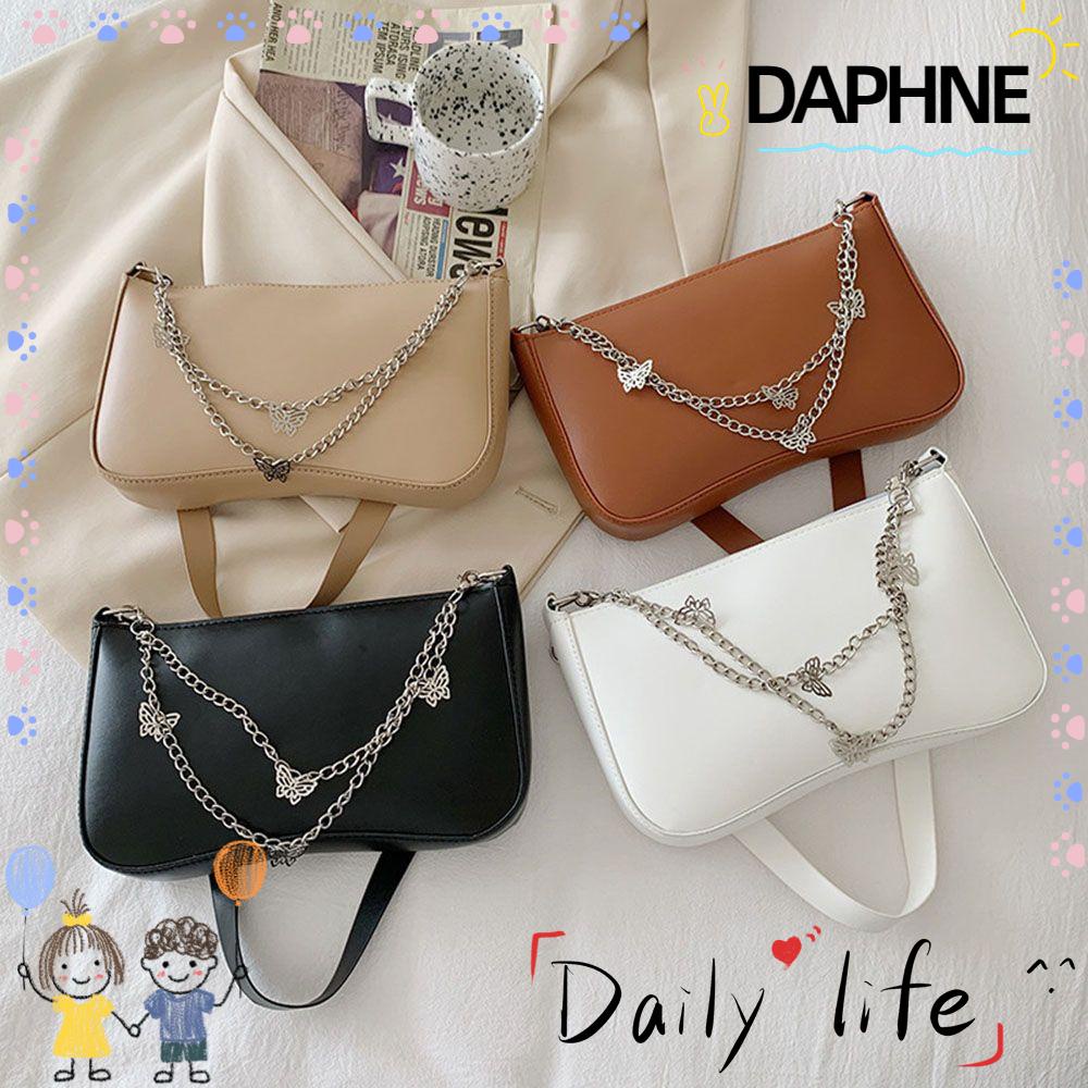 daphne-กระเป๋าสะพายไหล่-กระเป๋าถือ-หนัง-pu-สายโซ่-ลายผีเสื้อ-แฟชั่นสําหรับสตรี