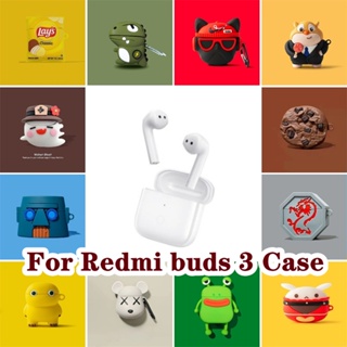 【Case Home】เคสหูฟัง แบบนิ่ม ลายการ์ตูนเป็ด สําหรับ Redmi buds 3 Redmi buds 3