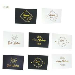 Dudu การ์ดตกแต่งกล่อง 100 ชิ้น สําหรับการ์ดข้อความ ป้ายราคา