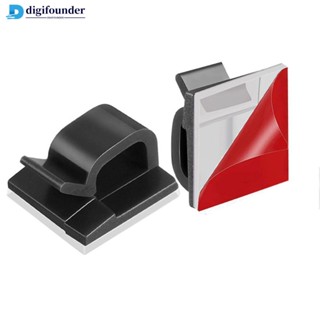 Digifounder คลิปจัดเก็บสายเคเบิล สายหูฟัง สายเมาส์ USB 10 20 50 ชิ้น G3Z1