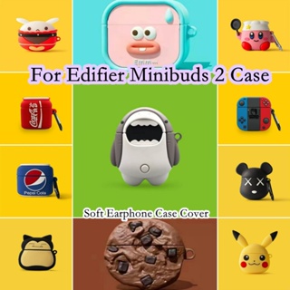 【Case Home】เคสหูฟัง แบบนิ่ม ลายการ์ตูนน่ารัก สําหรับ Edifier Minibuds 2 Edifier Minibuds 2