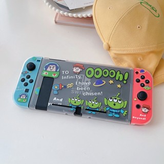 เคสป้องกัน ลายการ์ตูนเอเลี่ยน สําหรับจอยเกม Nintendo Switch Joycon V1 V2