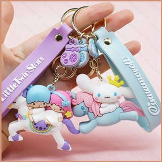 พวงกุญแจ จี้การ์ตูน Sanrio mymelody Hello Kitty Cinnamoroll น่ารัก สําหรับห้อยกระเป๋าเป้สะพายหลัง 23 ชิ้น