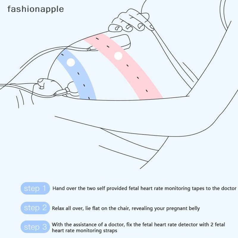 fashionapple-เข็มขัดตรวจสอบครรภ์-ยืดหยุ่นสูง-ปรับได้-สําหรับหญิงตั้งครรภ์-2-ชิ้น