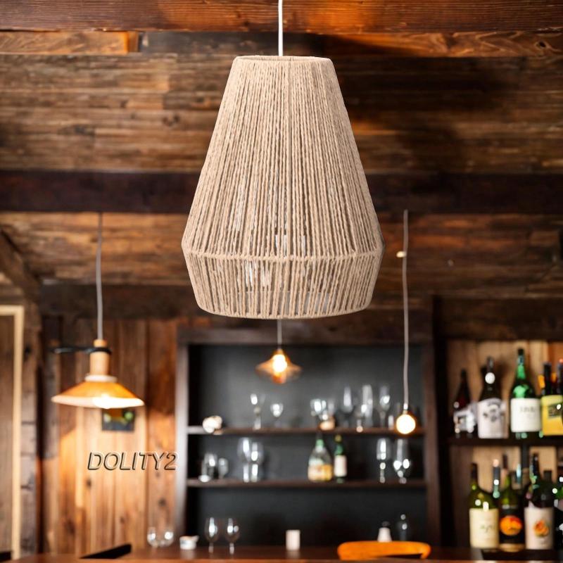 dolity2-โคมไฟเชือกสาน-สําหรับแขวนตกแต่งบ้าน-ห้องนั่งเล่น-ห้องรับประทานอาหาร