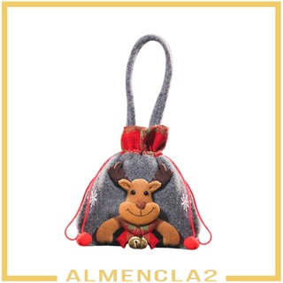 [Almencla2] ถุงของขวัญ ลายคริสต์มาส สําหรับใส่ช็อคโกแลต ตกแต่งปาร์ตี้