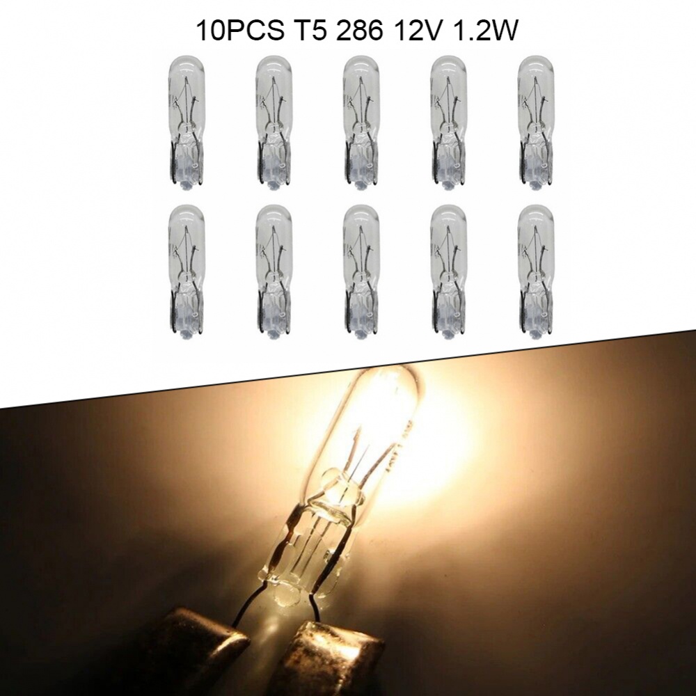 ชุดแผงแดชบอร์ดหลอดไฟรถยนต์-t5-286-12v-10-ชิ้น