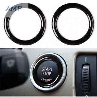 ⚡NEW 8⚡Ignition Key Sticker 2Pcs Decorative Circle Engine Trim Start Stop Button