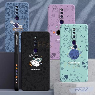 เคส OPPO F11 Pro F11 F9 F9 Pro F7 F5 โทรศัพท์มือถือ ลายธีมนักบินอวกาศ สําหรับ 3B1SSTK