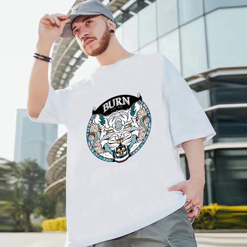 hong-kong-style-street-wear-tiger-head-printed-round-neck-loose-casual-five-point-sleeve-men-women-trend-unisex-all-01