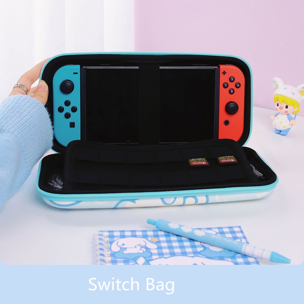 กระเป๋าเคสแข็ง-ลายการ์ตูน-cinnamoroll-pikachu-สําหรับ-nintendo-switch