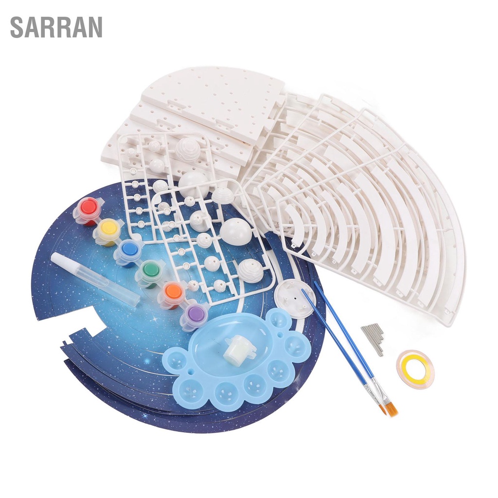 sarran-สร้างและระบายสีระบบสุริยะแบบโต้ตอบเพื่อการศึกษา-diy-ประกอบภาพวาดระบบสุริยะสำหรับเด็ก