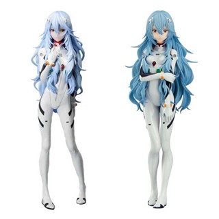 โมเดลฟิกเกอร์ EVA Evangelion E Prize Ayanami Rei Long Hair ขนาด 17 ซม. ของเล่นสําหรับเด็ก