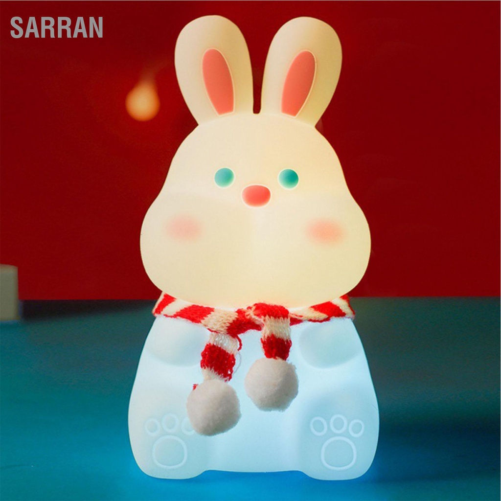 sarran-ไฟกลางคืนกระต่าย-3-ระดับปรับการส่งแสงที่แข็งแกร่งไฟกลางคืนซิลิโคนแบบชาร์จไฟได้สำหรับห้องนอน