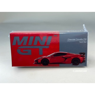 ▪️Chevrolet Corvette Z06 2023 Torch Red #477 Scale 1:64 ยี่ห้อ minigt