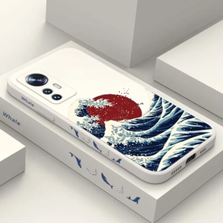 เคสโทรศัพท์มือถือ ซิลิโคน กันกระแทก ลายปลาวาฬทะเล สีแดง สําหรับ Xiaomi 13 Lite 12T 11T 10T 13 12 Pro Poco X4 X3 Pro NFC F5 X5 Pro F3
