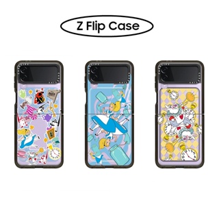 Casetify Alice in Wonderland เคสพลาสติกแข็ง Pc สําหรับ Samsung Galaxy Z Flip3 Flip4 Flip 3 4