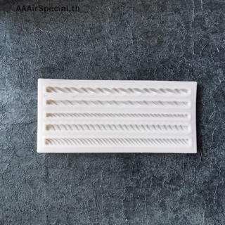 Aaairspecial แม่พิมพ์ซิลิโคนถัก รูปเชือกห้าเส้น สําหรับทําเค้กช็อคโกแลต ฟองดองท์ ขนมหวาน DIY