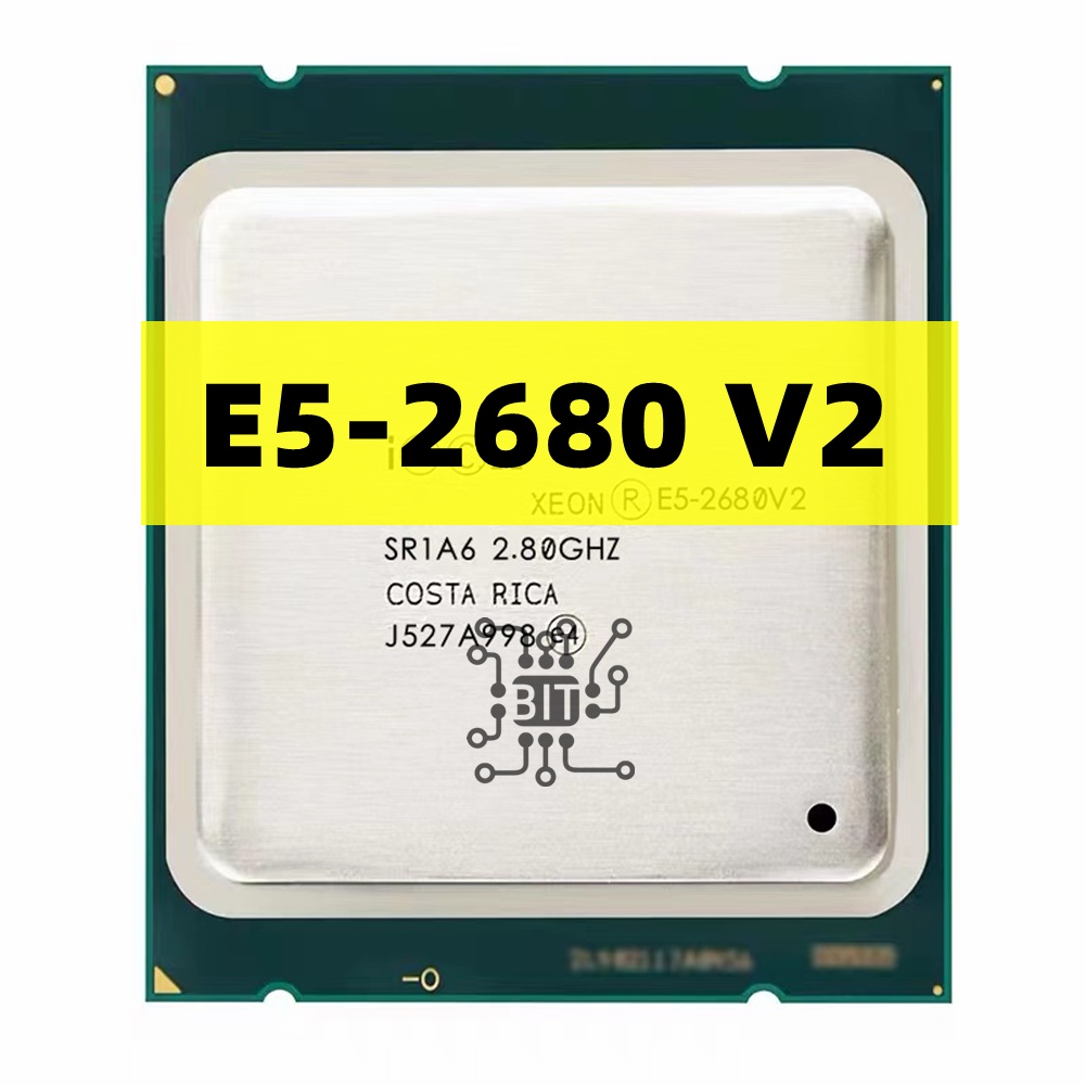  cpu xeon e5 2680 v2 e5 2680v2 e5 2680 v2 2 8 ghz ten core