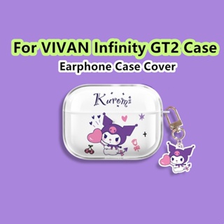 【Case Home】เคสหูฟังนิ่ม แบบใส ลายการ์ตูนกระต่าย ดาว และคูโลมิ สําหรับ VIVAN Infinity GT2 VIVAN GT2