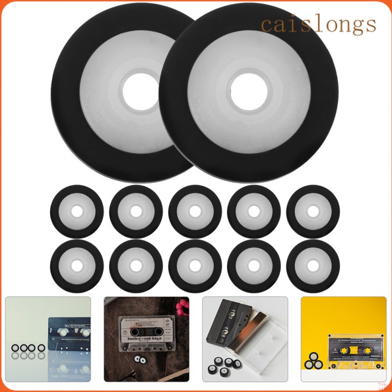 Tape Recorder Cassette Deck Pinch Roller Machine 12 Pcs Shopee Thailand