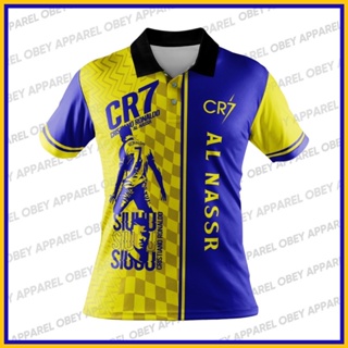 เสื้อยืด พิมพ์ลาย Cristiano Ronaldo Al Nassr Sublimation สําหรับผู้ชาย | Baju CR7