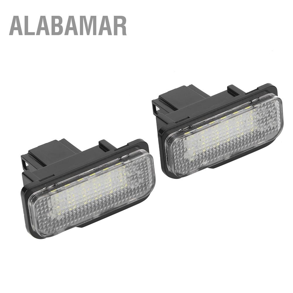 alabamar-2-ชิ้นรถ-6000k-แหล่งกำเนิดแสง-led-โคมไฟป้ายทะเบียนเหมาะสำหรับเทสลารุ่น-s-2555-2558