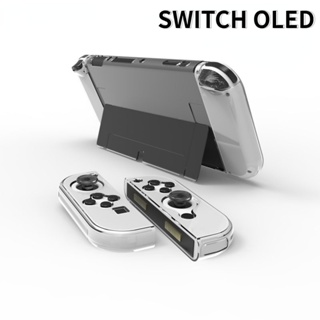 COD🚕เคสใส Switch OLED เคสกันกระแทก กันกระแทก เคส เคสใสป้องกันร่างกาย กรอบใส PC เคสแข็ง Switch Protective Case