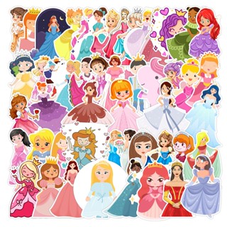 สติกเกอร์ ลายเจ้าหญิงน่ารัก กันน้ํา แบบสร้างสรรค์ สําหรับติดตกแต่งรถยนต์ โทรศัพท์มือถือ กระเป๋านักเรียน ปากกา เครื่องเขียน