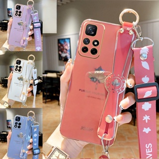 เคสโทรศัพท์มือถือ ชุบไฟฟ้า พร้อมสายคล้องข้อมือ แบบผูกเชือก สําหรับ Huawei nova 5t YAL-L21 YAL-L61 YAL-L71 YAL-L61D