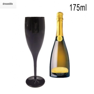 【DREAMLIFE】Elegant 175ML Plastic Wine Glass Goblet for Cocktails and Champagne Brand New